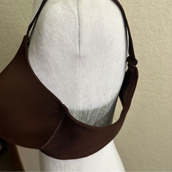 Vanity Fair 42C Beauty Back Back Smoother Full-Figure Wireless Bra 71380 Brown - Picture 5 of 10